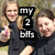 Two men in dark shirts stand side-by-side with a black text overlay reading 'my 2 bills' on the right.