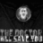 A grayscale pixelated icon features a circular emblem with the number '6' above stylized text reading 'THE BONFIRE' on a dark background.