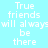 Four square display identical text on pastel backgrounds with pixelated white lettering