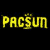 Animated sequence showing four distinct visual states of a logo with 'PS' text and circular elements against varying backgrounds.