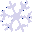 Light gray background with scattered white branching patterns and small dark blue dots distributed across the surface.