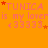 Orange background with repeated pink text 'TUNICA is my loveris <33333' and small red star symbols scattered throughout.