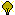Pixelated icon with yellow and black gradient body, gray stem, and four yellow square bursts on a light gray background.