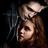 Animated sequence showing a couple in close proximity with shifting head positions against dark background.