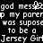 Pixelated text on black background with repeated phrases and a small heart symbol replacing a letter in 'mess' across multiple lines.