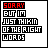 pixelated text-based icons with 'SORRY BUT IM JUST THINKING OF THE RIGHT WORDS' and variations, transitioning to 'TO SAY' with colored hearts