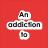 Six colored display text about addiction effects: red reads "An addiction to", orange reads "screaming & pig squealing", yellow reads "may cause:", green reads "Vomiting", blue reads "Brain damage", purple reads "Compulsions & Nose bleeds!"