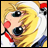 A pixelated anime-style character with blonde hair and a red nose on the left, next to black background text reading "Anime IM" and "cDM" on the right.
