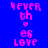 Pixelated text and heart symbols on blue background with orange horizontal bars, animated to shift positions across frames.