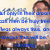 A pixelated image of a person in a white shirt with text overlays changing across frames.