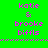 Green background with pink text reading 'katie & brooke biffis' in three , some have white rectangular overlays on the text
