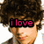 A four- shows a person with curly hair in different poses and clothing, each containing overlaid text