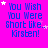 identical pixelated text on a bright pink background, each displaying blue text with small white stars