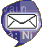 12 speech-bubble-shaped icons with envelope symbols, each featuring a cursor hand icon and distinct color schemes