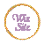 Animated circular and interlocking ring designs in gold, black, white, and blue hues on a gray background with showing purple text