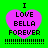Green background with four identical pink heart shapes containing text and dotted lines.