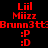Red text on black, purple, and pink backgrounds with pixelated smiley faces :P and :D below the name "Lil Miizz Brunn3tt".