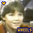 repeated character images with blue and yellow text labels, small heart symbols above each image, and visible pixelation