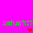 Green text 'JoshuaT127' appears twice on a bright pink background with red pixel hearts below each text instance.