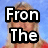 A four- shows a person with blonde hair against a blue background, overlaid with pixelated text reading "From The Best Geo Teac- er"
