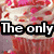 A static image of a cupcake with pink and white frosting, accompanied by text stating "The only thing I LOVE IS THIS CUPCAKE".