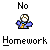 Pixel art animation of a character with a soccer ball head performing actions related to homework, with text elements and props changing across frames.