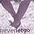 A 4-frame animated contact sheet showing repeated purple downward arrows over a textured background with "neverletgo" text and heart symbols.