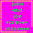 Four identical pink square icons with yellow borders display green text reading 'julia and joe forever xoxoxoxo' plus a small yellow star in the bottom-right corner of one icon.