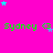 Bright pink background with green text repeating "Sydney" and a circular arrow symbol, surrounded by scattered cyan and purple stars.