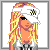 Animated contact sheet of a pixel-art character with blonde hair wearing a white visor, gray crop top, and white shorts across multiple frames showing different poses and close-ups.