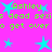 Bright pink background with cyan stars and green text repeating 'Ashley's dead sexis dead sexi o get over o get over' in a pixelated style.
