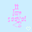 Pixelated pink text and symbols on light blue background with two yellow hearts, one heart appears in the second frame.