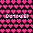 Pixelated icon with repeating pink hearts on black background, displaying 'BatouIE1' text in white pixel font at top and bottom.