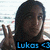 A person with long dark hair makes a peace sign gesture in three , each showing different text overlays