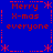 Blue background with red pixelated text and symbols arranged in a pattern, displaying 'Merry X-mas everyone' four times