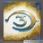 A pixelated circular icon with layered blue and green rings on a light background, surrounded by warm yellow-brown tones.