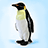 Pixelated penguin stands on light blue background with black text reading 'Chub-Chub farted!' in red block letters.