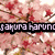 Four- shows anime character Sakura Haruno with pink hair, red top, and cherry blossoms; top-left has partial text overlay