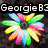 six pixelated buddy icons with text labels, featuring colorful flowers, hearts, rainbows, pandas, and friendship-themed graphics