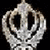 Silver Sikh Khanda symbol with double-edged sword and chakram on black background, adjacent to purple text reading 'jaspreetk' in red letters.