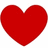 Red heart symbol next to purple text reading LOVE MOVE MENT. on white background.