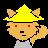 Pixelated character with yellow hard hat, light brown fur, and gray shirt holding hand to ear against black background with white text "SO. YEAH!".