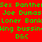 Pixelated text displays four repeated phrases across red, purple, blue, and magenta backgrounds with green lettering.