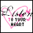 Animated contact sheet of 11 frames showing a pink heart outline with "Listen TO YOUR HEART" text, where the word "HEART" alternates between black and pink in each frame.