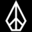 Four white peace sign icons arranged in a on black background with colored text labels above and below each icon