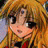 A pixelated anime-style character with long orange hair and large eyes appears on the left side of a contact sheet, while the right side displays text "Anime IM" above "com" in white pixelated font against black background.