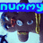 A pixelated character with multiple eyes and a dark body appears in a of six , each showing different text overlays and expressions
