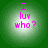 Four circular green backgrounds with white gradients display pink text reading "I luv who?" in pixelated font.