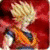 A four- of pixelated anime-style character icons with overlaid text, featuring a red background with a character raising hands, a dark background with a character and yellow text, a blue background with a character, and a gray
