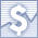 A highly pixelated static icon with abstract blue and white shapes on a light gray background, lacking clear distinguishable subjects or objects due to extreme blurring.